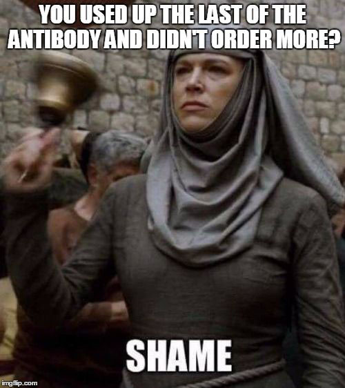 rapidnovor's tweet photo. If you know you know…this is a predicament no researcher would want to be in. We have solutions for securing supply of critical reagents. #denovoseq #proteomics #bioinformatics #nextgenproteinseq #scihumour #gameofthrones
(Source: @BioLegend) https://t.co/hjrcekCisn
