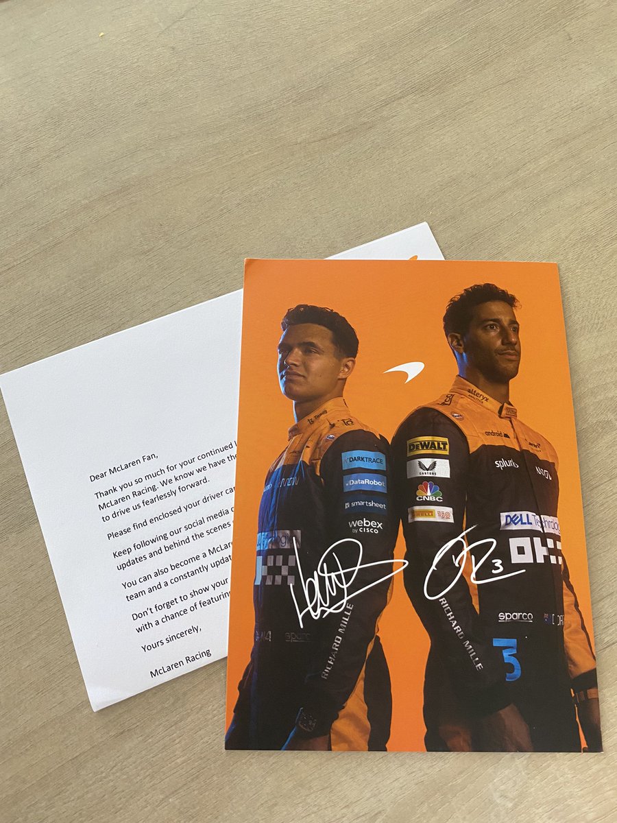callingelliee's tweet photo. Uhm so this just arrived…

Thank you so much @McLarenF1 🥹 https://t.co/3UhQiJLpJj