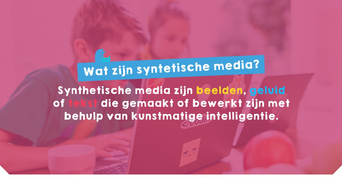 De meest bekende vorm van synthetische media zijn deepfakes. Ga met jouw klas aan de slag met deepfakes! Bekijk de nieuwe lesserie op bit.ly/3eTi2nO

#skillsdojo #nbdbiblion #syntetischemedia #deepfakes #deepfaketsunami #missies