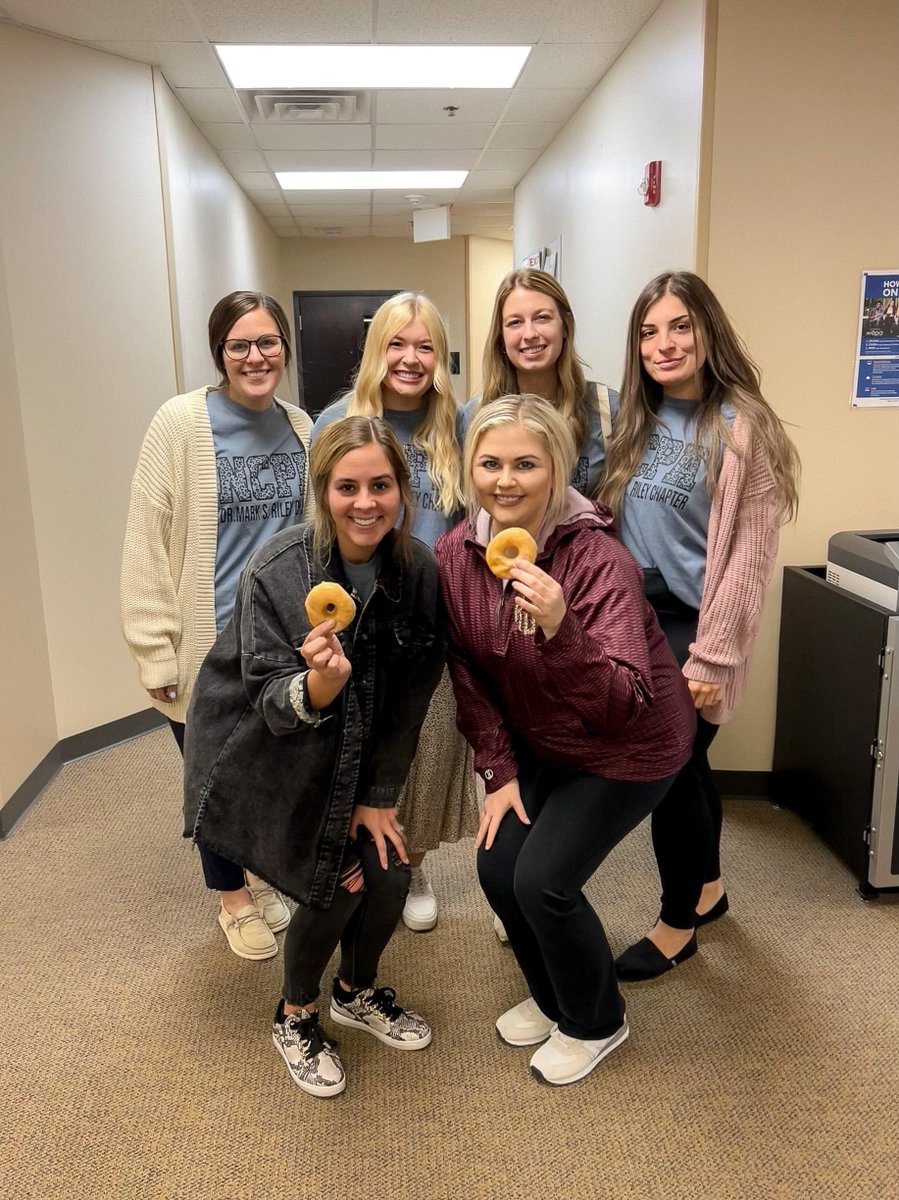 NCPA had donuts for new members this morning! Welcome to the HUCOP NCPA chapter! #healthyatHUCOP