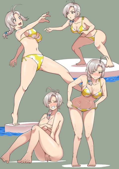 ポーズのヤツで練習。 