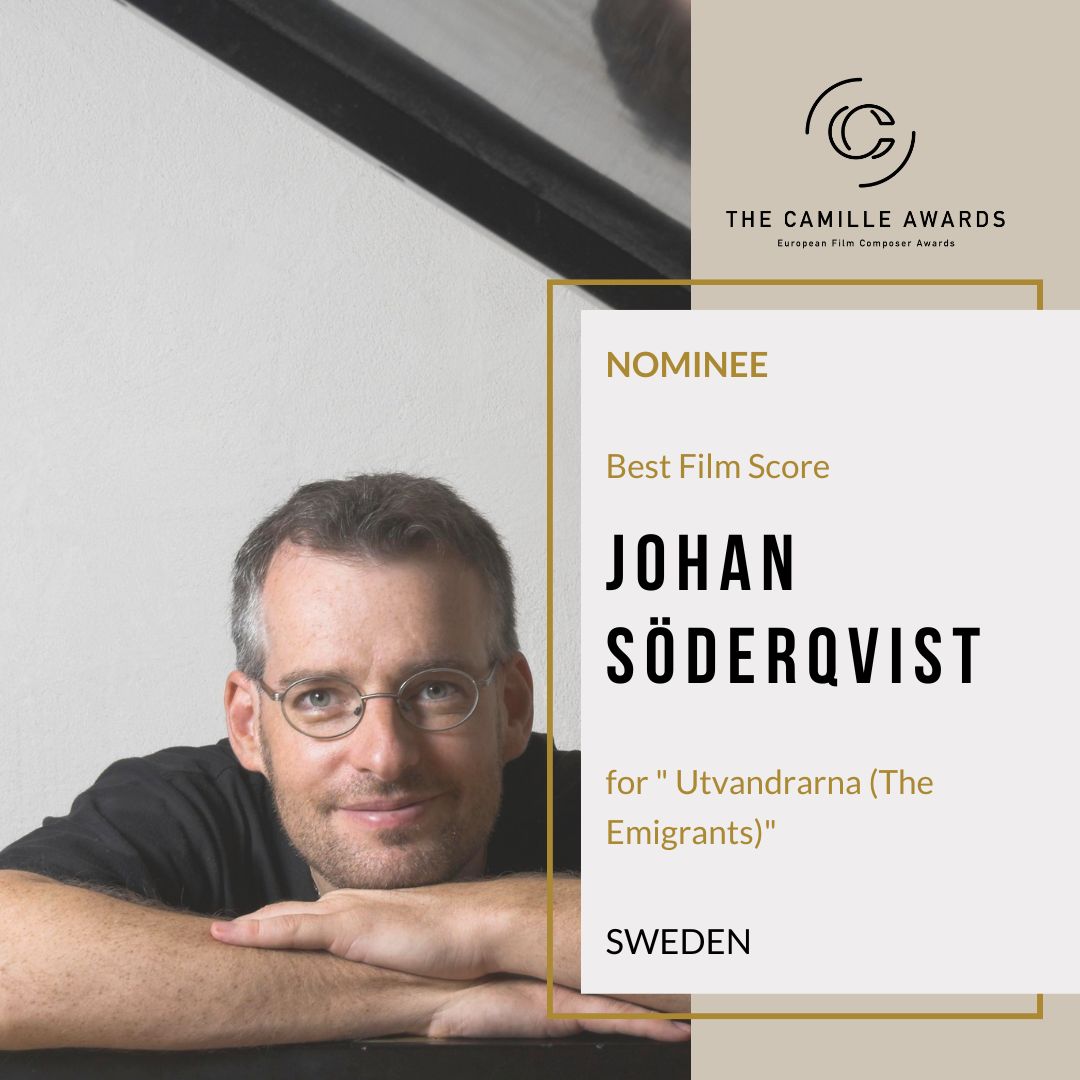 Creators_ECSA's tweet photo. Nominated for the #BestFilmScore at the #CamilleAwards
Meet 🇸🇪 #JohanSöderqvist for #Utvandrarna (#TheEmigrants) 
✨Congratulations! Grattis! https://t.co/uDzhVPkBNW