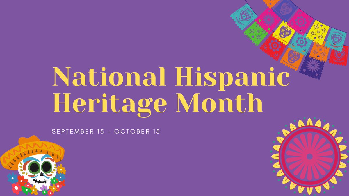 Celebrate National Hispanic Heritage Month by learning about the histories, cultures and contributions of Americans whose ancestors came from Spain, Mexico, the Caribbean and Central and South America. Check out these resources from @USLatinoMuseum: latino.si.edu/learn/teaching…