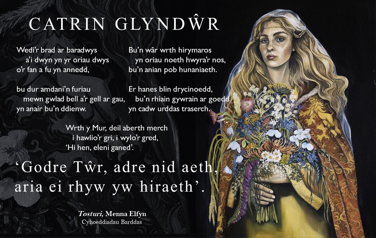 I ddathlu Dydd Owain Glyndŵr: 
<a href="/ElfynMenna/">Menna Elfyn</a> <a href="/meinirmathias/">Meinir Mathias</a>