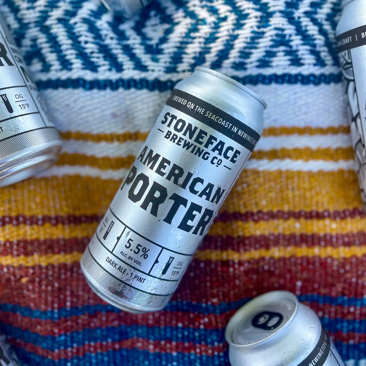 American Porter: Our robust porter utilizes a myriad of dark malts that impart coffee and chocolate notes. Medium bodied, balanced, with a dry finish. • 5.5% 
#NHbeer #americanporter