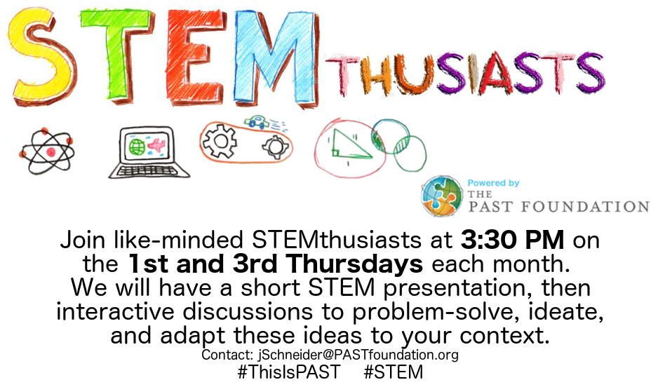 Join us this afternoon via Zoom, as @OSLN_CentralHub director @Maryeks explains the OSLN STEM Classroom Grant Program to learn how you can get up to $5,000 to spend on your classroom! Register here: tinyurl.com/STEMthusiasts #STEM #ThisIsPAST #stemeducation @OSLN