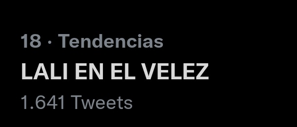 FandomAguerrid's tweet photo. Ya somos tendencia 

LALI EN EL VELEZ https://t.co/rNmjOM0pLh