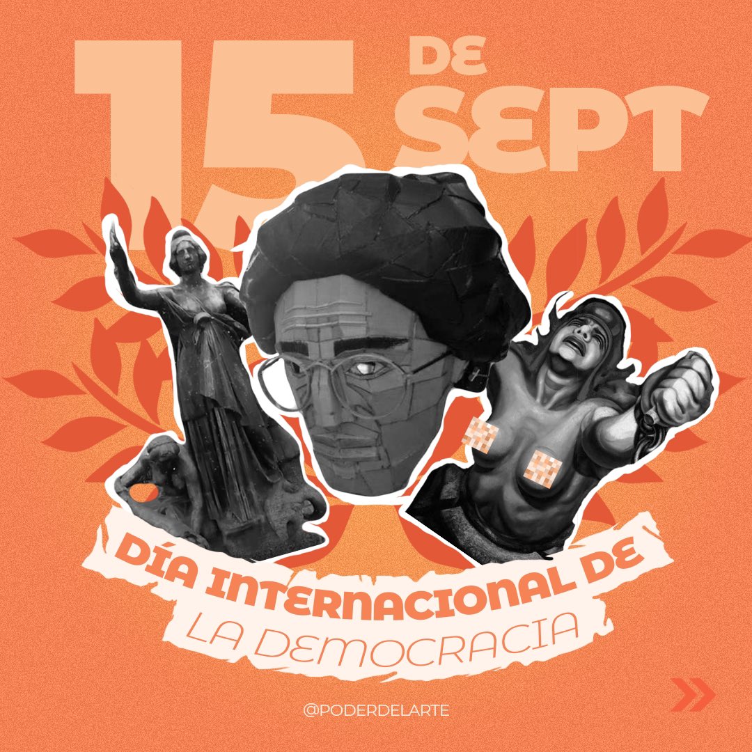 poderdelarte's tweet photo. Celebramos el Día Internacional de la Democracia con estas obras 🇨🇴🇦🇷🇲🇽

¿Conocías alguna? Te leemos 👀
.
#FundaciónPoderDelArte #PoderDelArte #Arte #Art #artecontemporanea #Pintura #Escultura #Democracia #Democracy #Democracyday #Documental #artoftheday #artist https://t.co/18rAZ4pKas