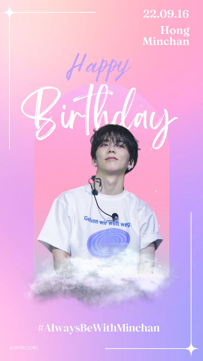 Happiest birthday to our lovely talented guy, Hong Minchan! Keep going forward and shine brighter because VERRERs will always be with you. We love you so much, Minchan 💜

#AlwaysBeWithMinchan
#HappyMinchanDay
#눈부신_민찬이가_더욱_빛나는_날
#민찬데이_행복만_가득하장