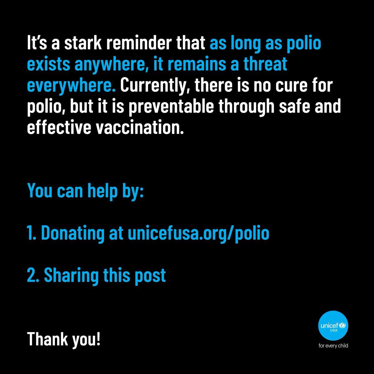 Since the launch of the Global Polio Eradication Initiative (GPEI), 34 years ago, polio has decreased by almost 99%. However, we are not a polio-free world just yet. Swipe to learn more about polio eradication and how you can show your support for this amazing initiative.