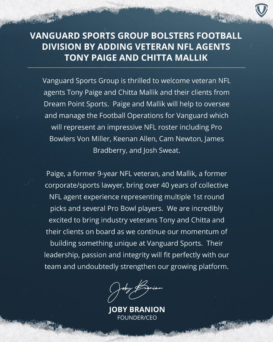 Vanguard Sports Group tweet media