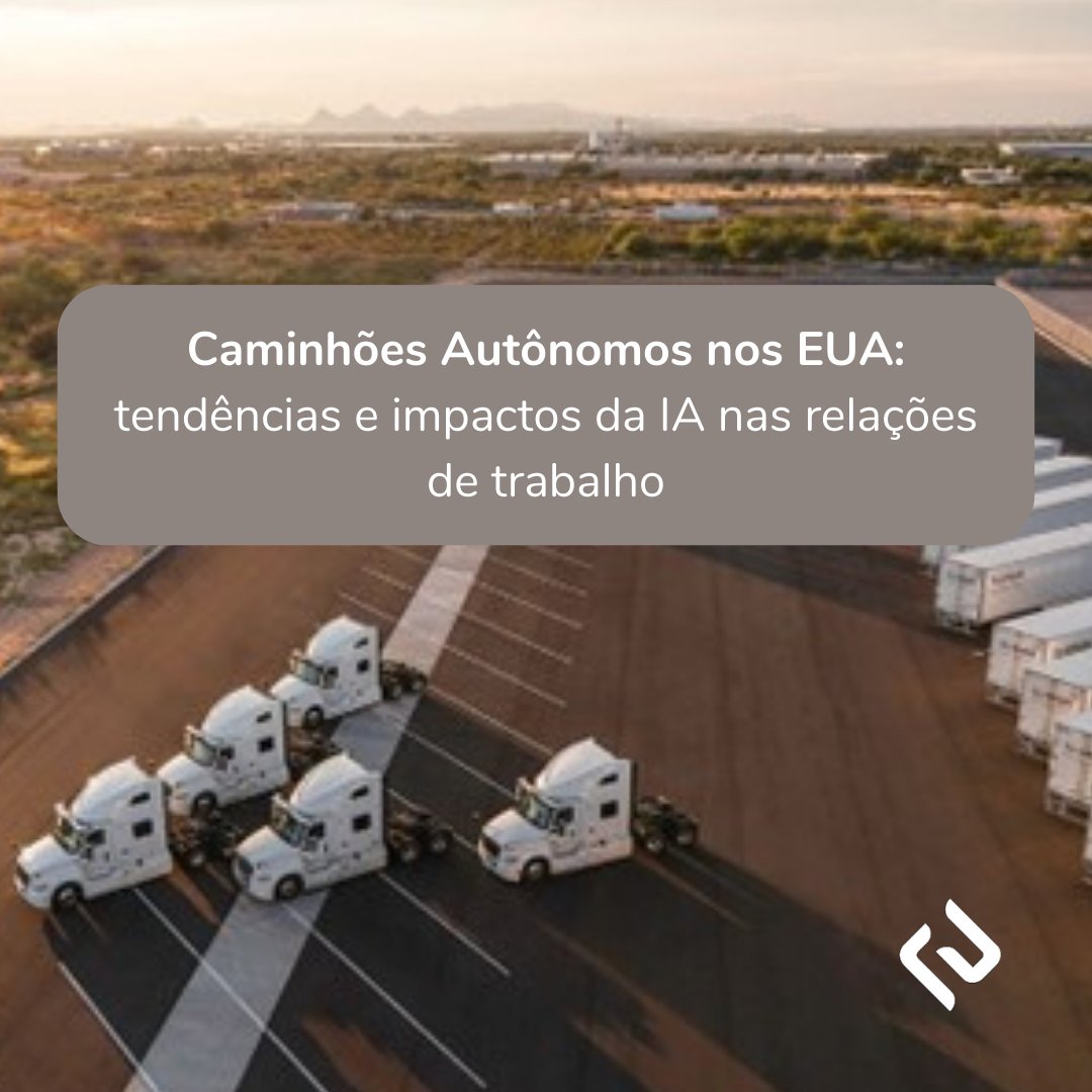 O debate sobre a automação de caminhões nos EUA pode nos ajudar a compreender as tendências e os impactos da adoção de veículos autônomos para as relações de trabalho. 

Saiba mais na Newsletter Ética e Tecnologia: linkedin.com/newsletters/%C…

#negocios #ia #veículosautonomos