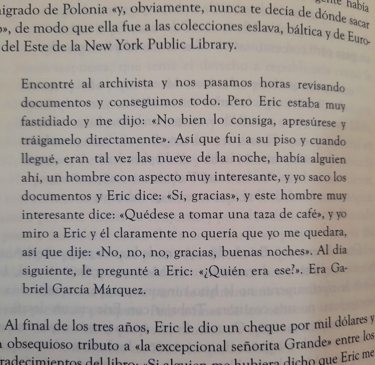 historiador's tweet image. Esta anécdota que recoge Richard Evans en su estupenda biografía de #Hobsbawm es buenísima!