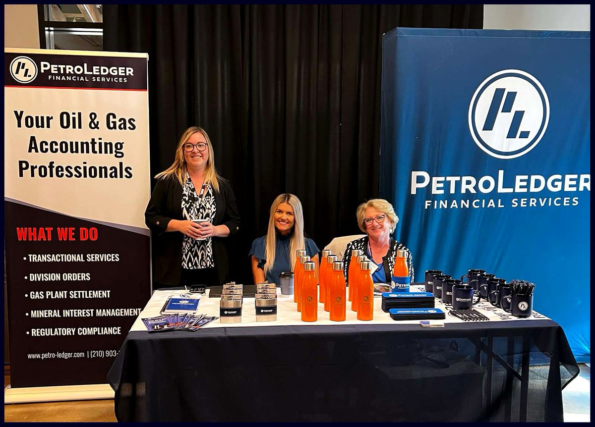 PetroLedger's tweet photo. Live from The Barn at the Texas Alliance of Energy Producers Annual Conference! We'll be here until noon, so swing by our booth to get to know our team and pick up some new swag! https://t.co/aF7zeZDILb
