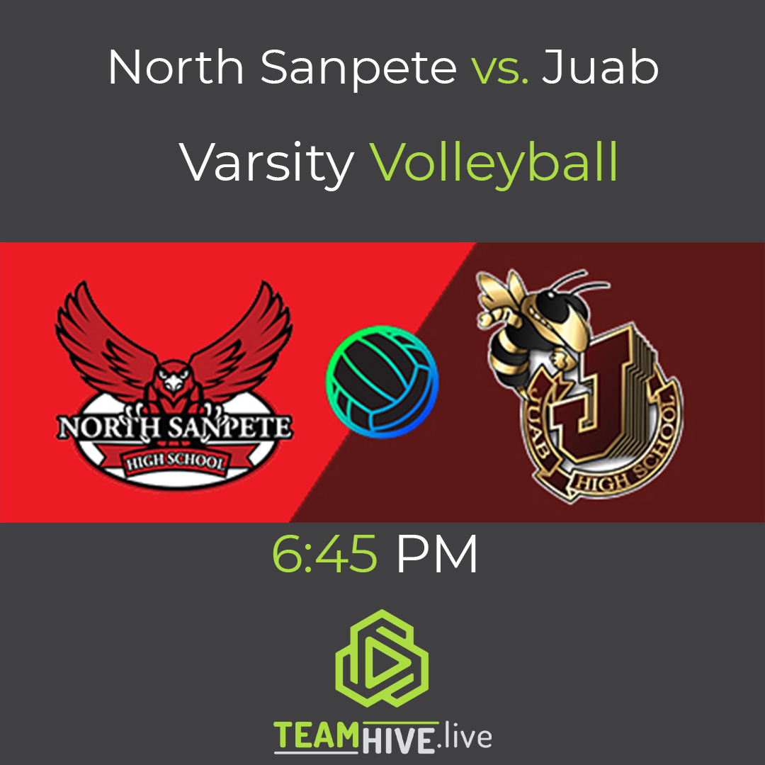 TeamHive_Live's tweet photo. 🏐North Sanpete Hawks (9-7) vs Juab Wasps (6-9) 🏐

Stream every minute live on #TeamHive: https://t.co/zxNPCKmrm7

Produced by Juab High school Hudl Focus
.
.
.
#utah #highschool #sports #volleyball #varsity #northsanpete #juab #JointheTeam https://t.co/qAsiMKFiqx