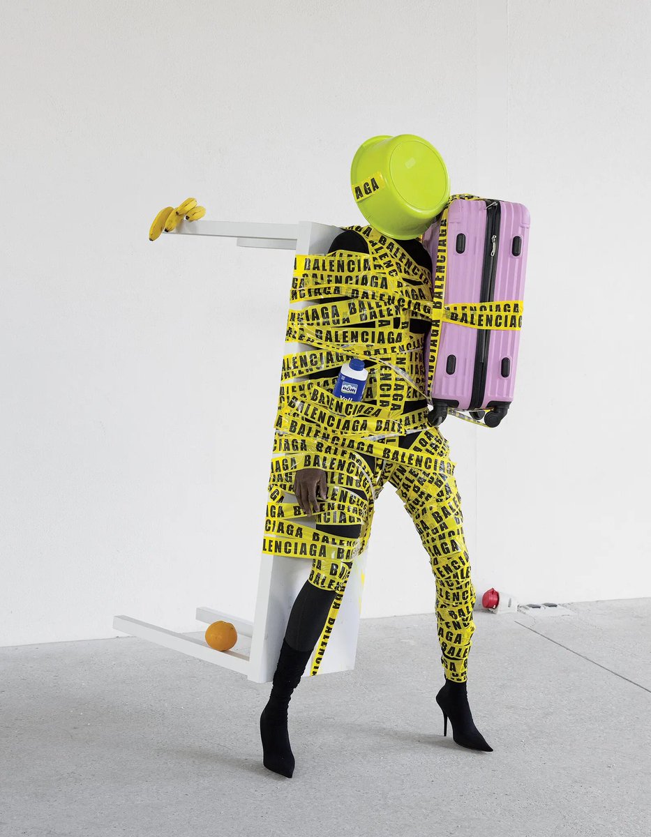 FASHION SUITED FOR SURREAL TIMES 
Strange proportions, odd materials and clothing shaped like a car — this season, nothing is as it seems. 

Directed and Created by Erwin Wurm