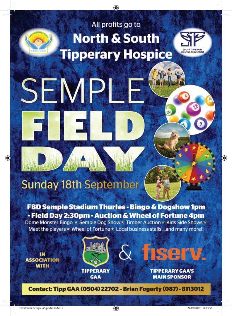 SeanTreacyLotto's tweet image. Sean Treacys will be donating the  proceedings from our Lotto on Monday 19th September to this worthy Cause almost every family have needed the service of our wonderful hospice movement and we strongly urge you to support also help please spread the word far and wide