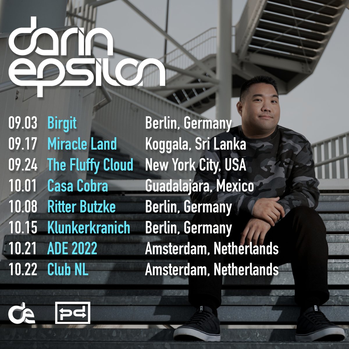 DarinEpsilon's tweet photo. I'm happy to announce that I'll be performing for @RealFluffyCloud in #NYC 🗽 and it just so happens to be my birthday next weekend!! 🥳

Lots of exciting dates happening in September and October 🗓️  Where will we be seeing each other? 🪩

#TheFluffyCloud #BurningMan #NewYorkCity https://t.co/iYMwUsNpcs
