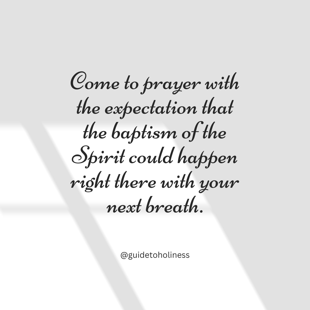 Do you have an expectation for God to come to you at any moment? - mailchi.mp/4b5f10b983a3/d…