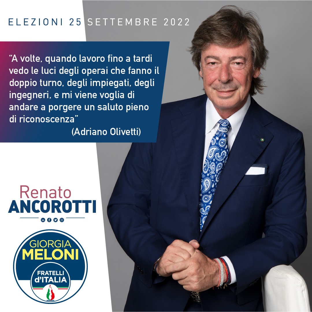 AncorottiR's tweet photo. Per me è di fondamentale importanza ispirarmi ai grandi imprenditori della storia italiana #olivetti #citazioni #imprenditori #fdi #votafdi https://t.co/3vj2sI3pco