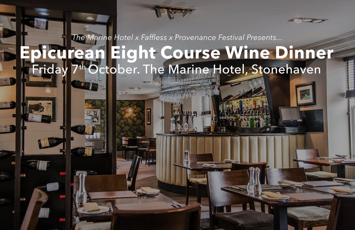 <a href="/marinestoney/">The Marine Hotel</a> are hosting an eight course wine dinner on Friday 7 October. You can expect a delicious, locally sourced menu + gorgeous natural wine paired &amp; presented by <a href="/faffless/">Faffless</a> 

Full info + tickets: sixdnorth.co.uk/marine-provena…