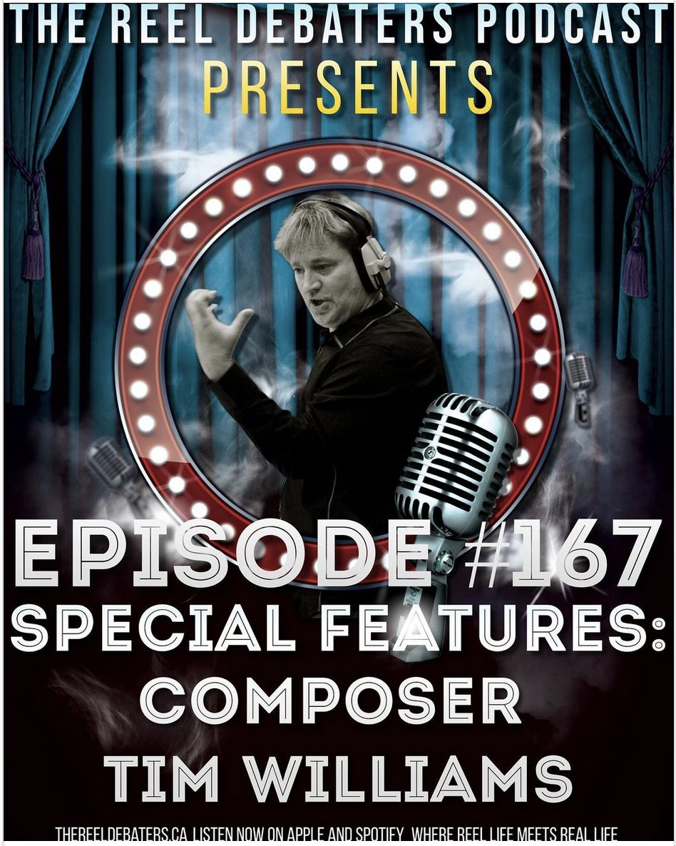 Farpoint_Films's tweet photo. Check out the latest podcast from our friends at @reeldebaterspod where they talk with composer extraordinaire of @theswearingjar, #TimWilliams!

Available wherever you listen to podcasts.

Don't miss it!

#reeldebaters #timwilliams #composer #theswearingjar https://t.co/u0fYhLS0AB