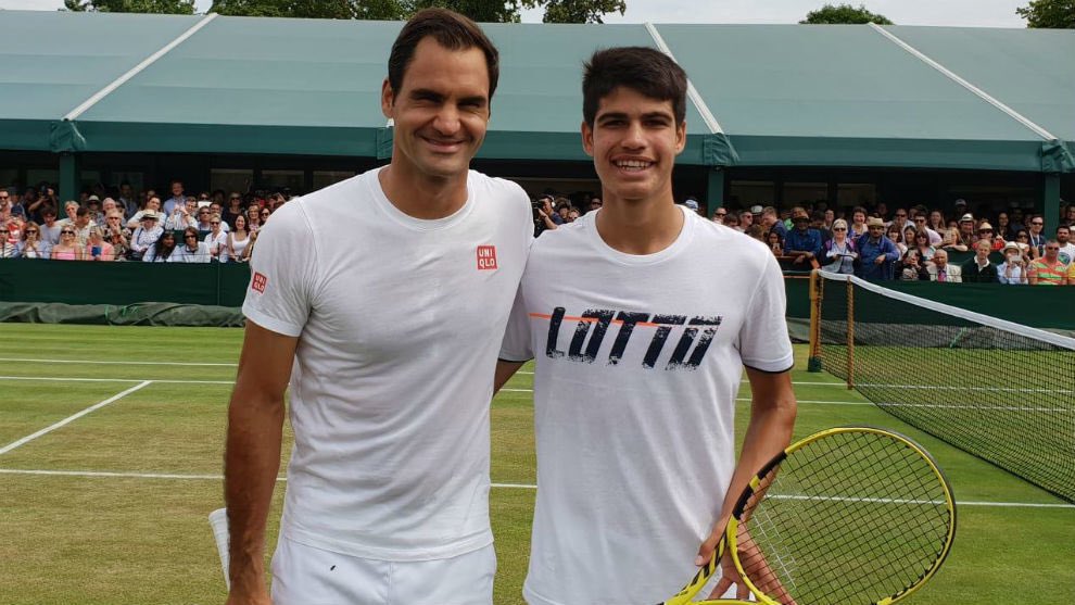 Roger has been one of my idols and a source of inspiration! 🥲 Thank you for everything you have done for our sport! ❤️ I still want to play with you! 🥹 Wish you all the luck in the world for what comes next! 💪🏻 <a href="/rogerfederer/">Roger Federer</a>