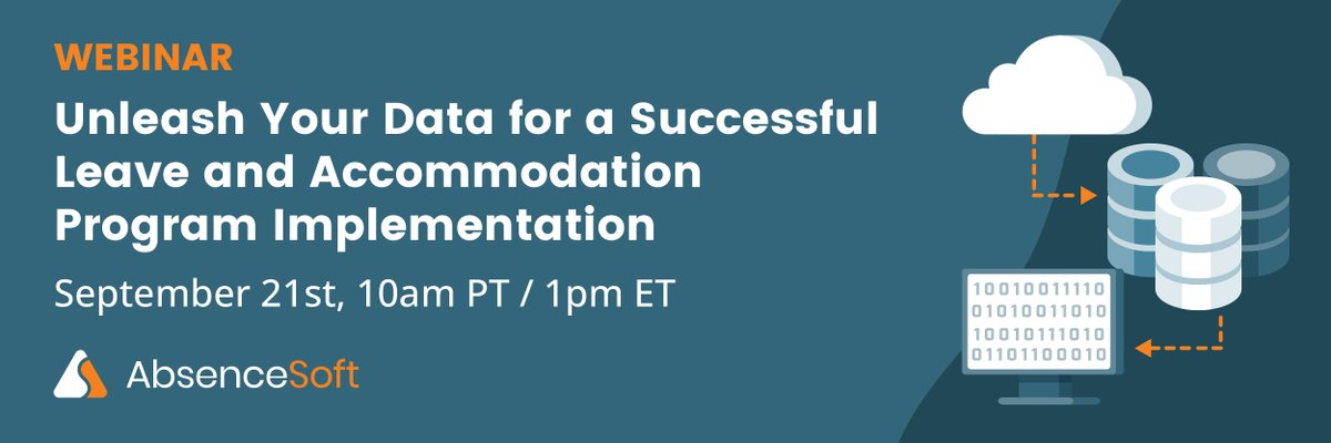 Join our online training with Kelly Wells and Seth Turner to learn how to locate and prepare your data to ensure the best possible leave technology implementation.

When: September 21, 10am PT/1pm ET

Where: hubs.li/Q01mq14w0

#data #implementation #HR