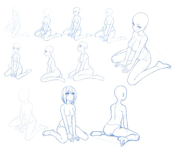 女の子座りむずくない? なにもわからん 