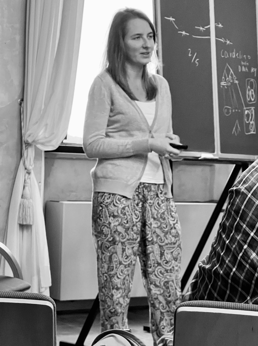 ara_anderson's tweet photo. The penultimate talk of the meeting is by Agnieszka Geras presenting, Celloscope: A probabilistic model for marker-gene-driven cell type deconvolution in spatial transcriptomics data #BCB22 https://t.co/tgQryJSZhM