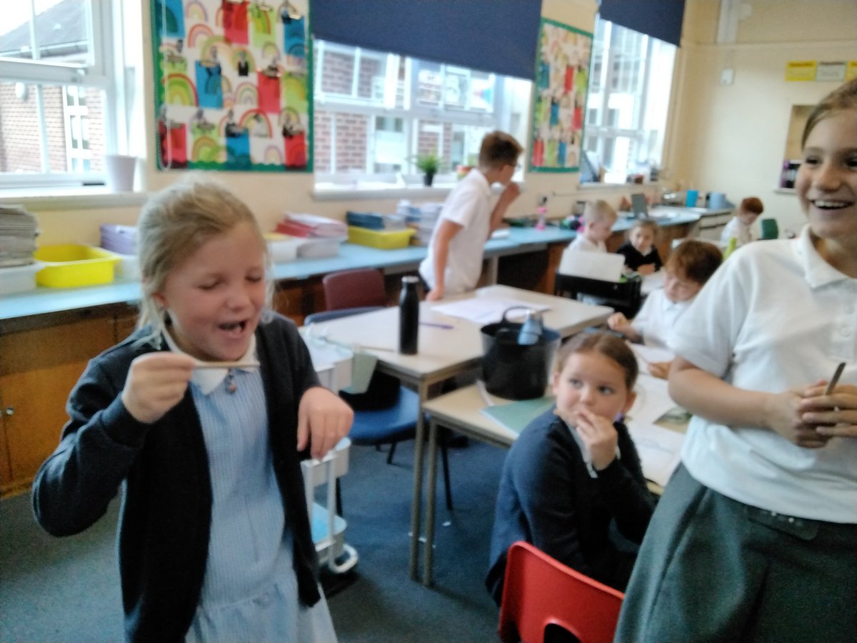 scargill_school's tweet photo. We've been taste testing different yoghurts in design and technology. Some were tastier than others! 🦁 https://t.co/zV68lUS6DO