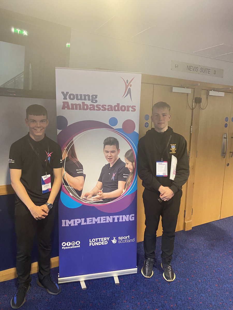 A great day at the national conference for two of our #YAscotland <a href="/HillparkSec/">Hillpark Secondary</a> young ambassadors 😁👍🏻 a great day with lots of learning and great ideas and the boys represented themselves and the school excellently👏🏻 <a href="/HillparkPe/">HillparkPE</a> <a href="/PEPASSGlasgow/">PEPASS Glasgow</a> <a href="/sportscotland/">sportscotland</a>