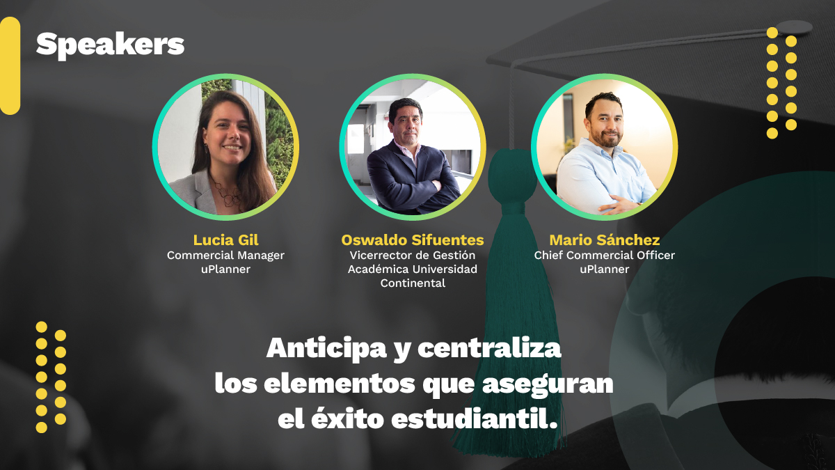 ¡El próximo jueves 22 de septiembre seguimos con nuestras sesiones digitales en uPlanner! 

Conversaremos sobre las mejores estrategias para disminuir la deserción estudiantil.

Los invitamos a registrarse aquí👉 bit.ly/3B9vCL9
