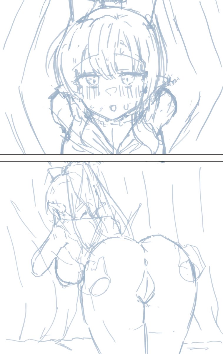 次描く予定のやつはカーテン越しの やつ😉 