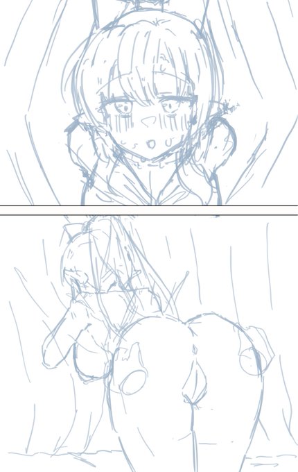 次描く予定のやつはカーテン越しの やつ😉 