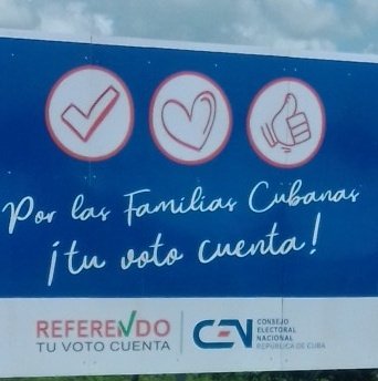 Yo voto por si!!!
#CodigoSi
#Cuba
#PericoEnVivtoria
<a href="/SuselyMorfaG/">Susely Morfa González</a> 
<a href="/mariofsabines/">Mario Sabines Lorenzo</a>