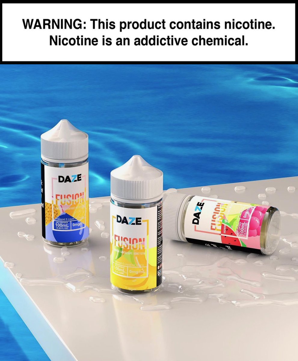 Daze Salt Fusion Series Line is Now available at CSVAPE.COM!

#CsVape #VapePorn #VapeLyfe #CoilPorn #VGOD #Vappix #VapeSociety #VapeLove #VapeFriends #Vape4You #QuitSmoke #Vape #Vapor #CaliVapers #TrickLyfe #Epic #VapeCommunity #CloudScapeVape
