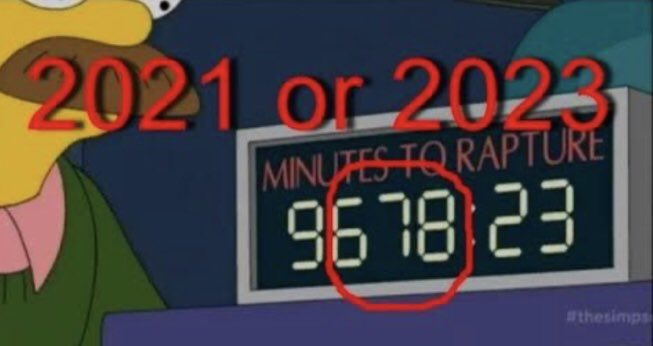 _daydreamer5626's tweet photo. What’s the fact behind simpsons’ predictions🤭 They’re all trus for sure nearly the world will end in 2064😨 https://t.co/5YglTFnwFR