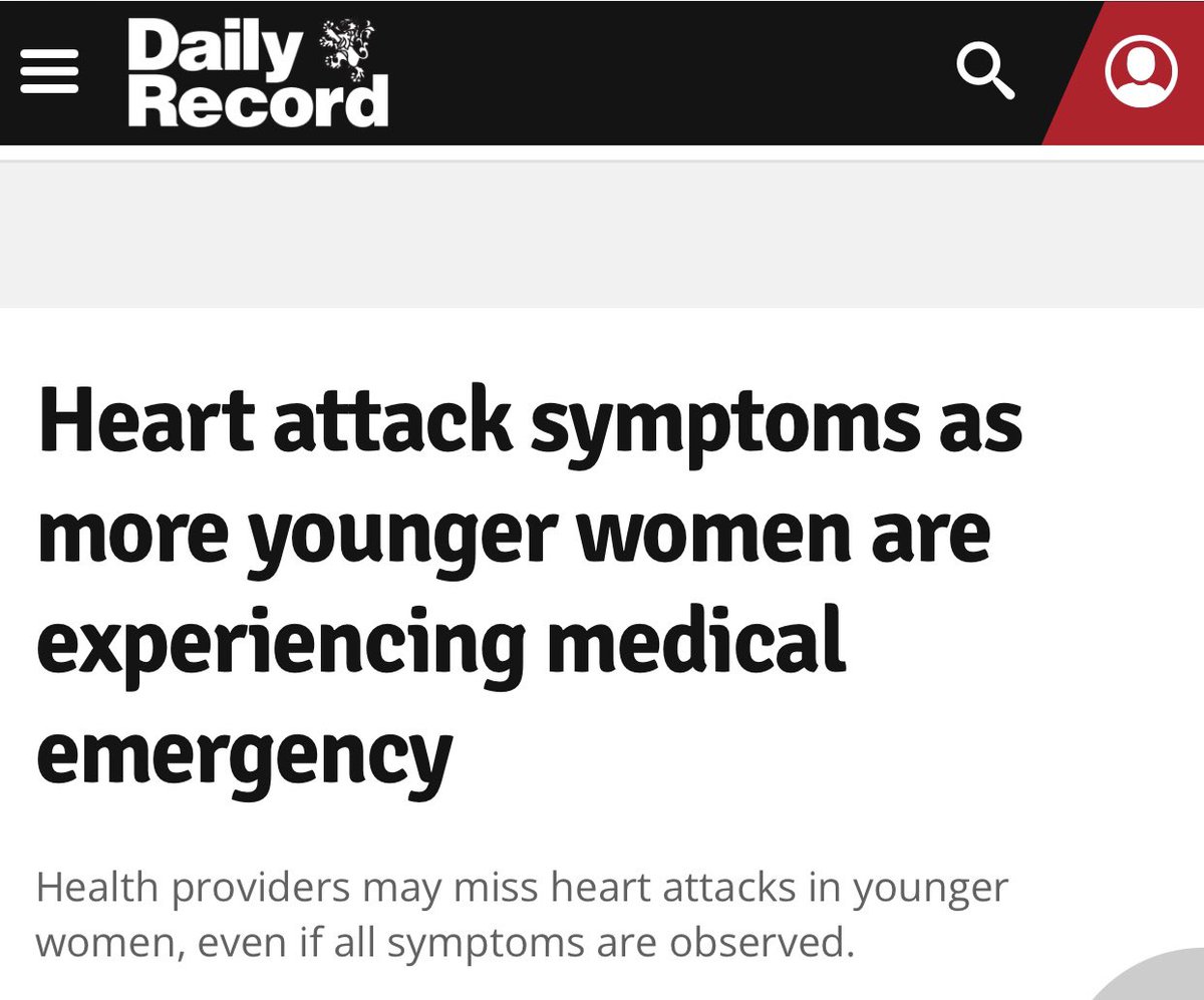 “Heart attacks are becoming increasingly more common in women under 50 and medical experts can't figure out why” So many things ‘baffled’ doctors can’t figure out. dailyrecord.co.uk/lifestyle/hear…