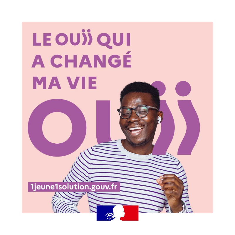 Travail_Gouv's tweet photo. L'#Apprentissage : un oui peut changer la vie ! 
Vous aussi, trouvez votre formation et votre entreprise sur #1jeune1solution ⬇️
