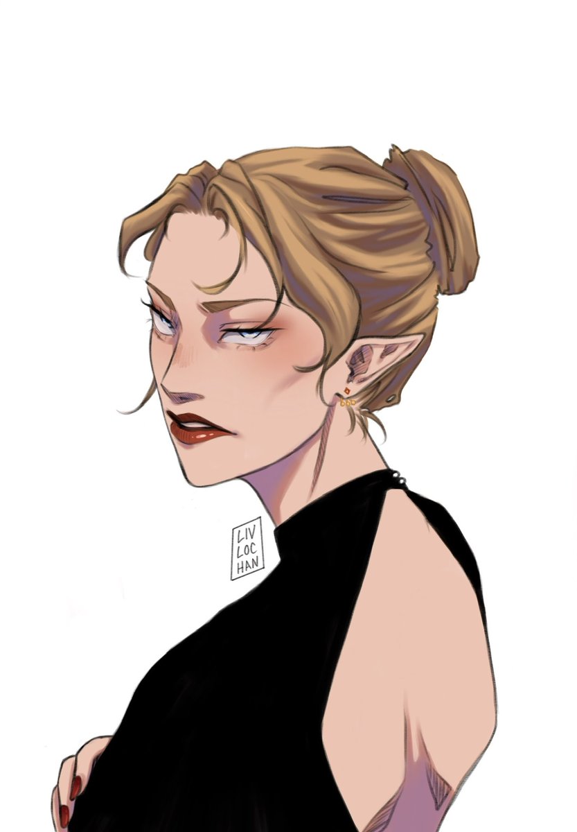 sleepylivart's tweet photo. Lady Death™️ (ft. The Glare) #nesta #nestaarcheron #nessian #acotar #fanart https://t.co/pIYU9W4Sg1