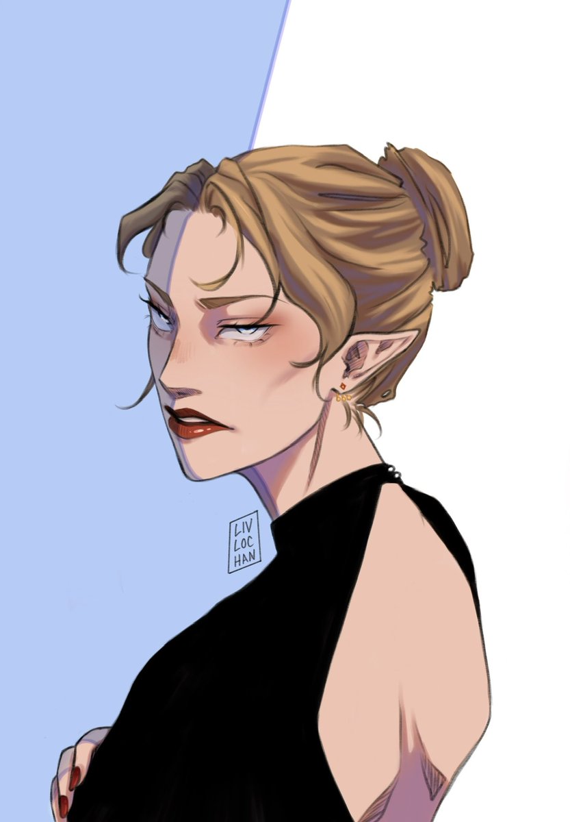 sleepylivart's tweet photo. Lady Death™️ (ft. The Glare) #nesta #nestaarcheron #nessian #acotar #fanart https://t.co/pIYU9W4Sg1