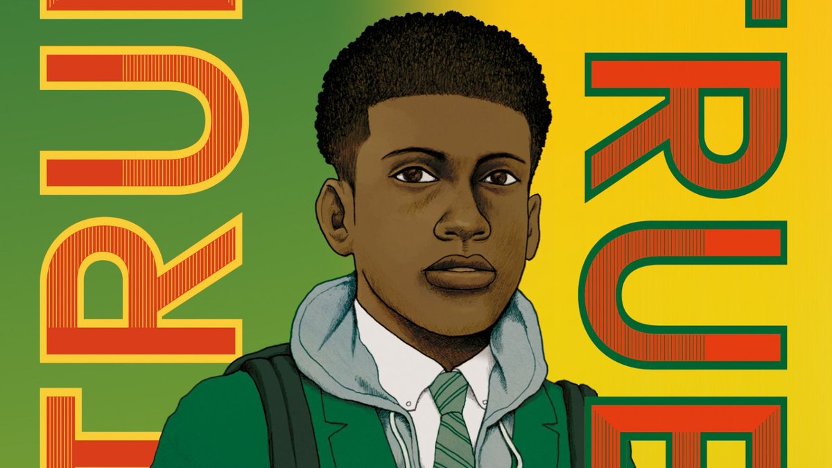 PenguinTeen's tweet photo. Cover reveal! In True True by @madclownetry, a Black teen from Brooklyn struggles to fit in at his almost entirely-white Manhattan prep school, resulting in a fight and a plan for vengeance. #TrueTrueBook
See the cover & read a sneak peek➡️ https://t.co/1nb50wOPr9 https://t.co/NLthwm3gF2
