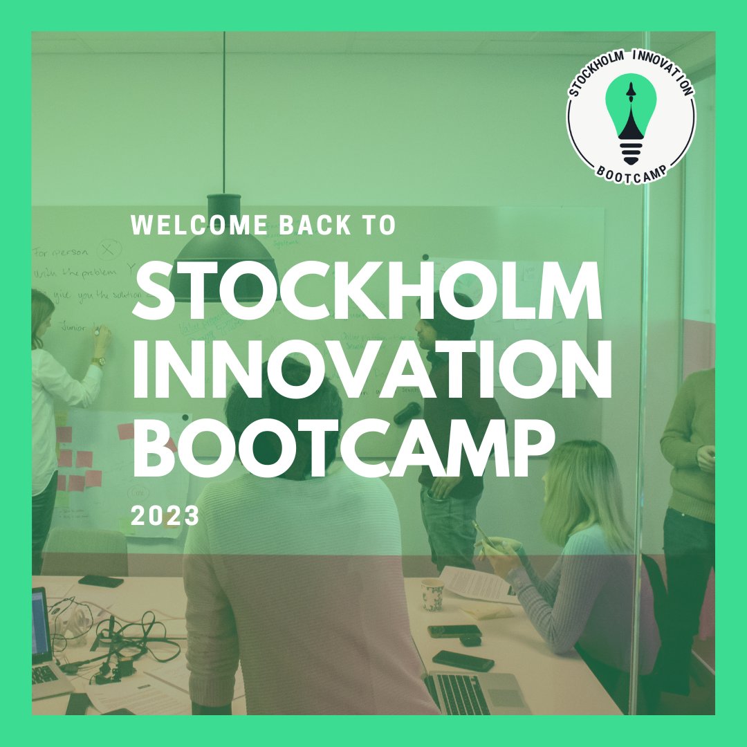 Stockholm Innovation Bootcamp tweet media