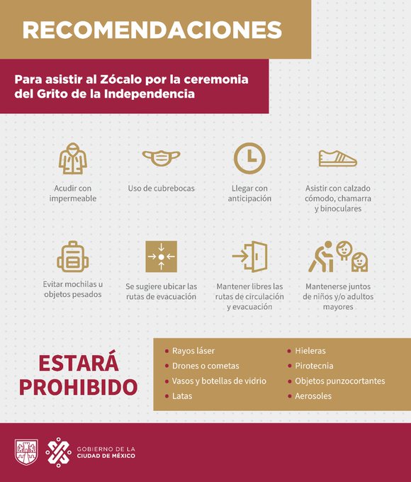 ¿Listos para gritar “Viva México” en el Zócalo 🇲🇽?

Comparte con tu familia y amigos las recomendaciones del <a href="/GobCDMX/">Gobierno de la Ciudad de México</a> para asistir al tradicional Grito de Independencia y celebrar de forma segura con Los <a href="/tigresdelnorte/">Los Tigres Del Norte</a>.