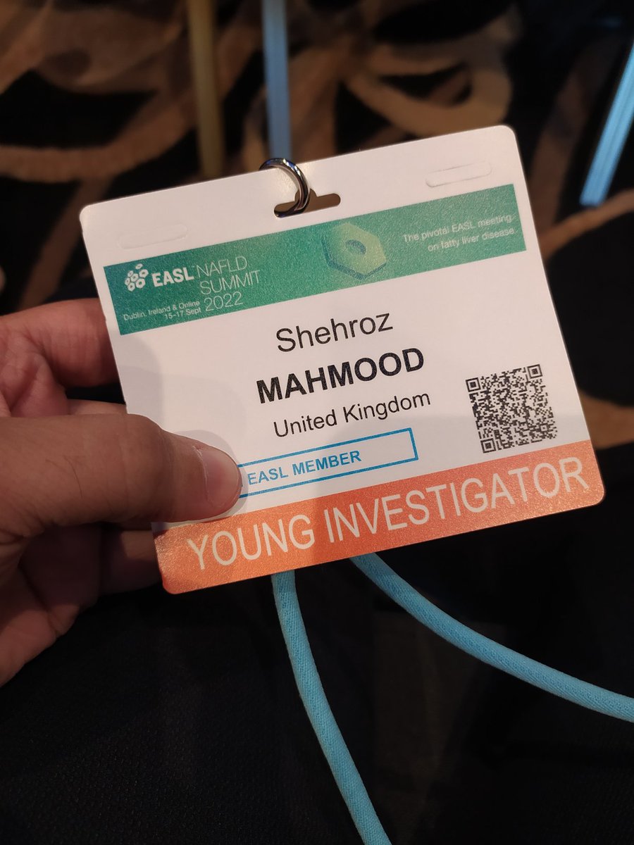 ShehrozM_'s tweet photo. Happy to have presented my poster at #NAFLDsummit today ! Thank you to @EASLnews for providing a Young Investigators bursary award for me to attend..looking forward to some more exciting talks over the next couple days! @AberdeenCDC https://t.co/XMrbpFc1LG