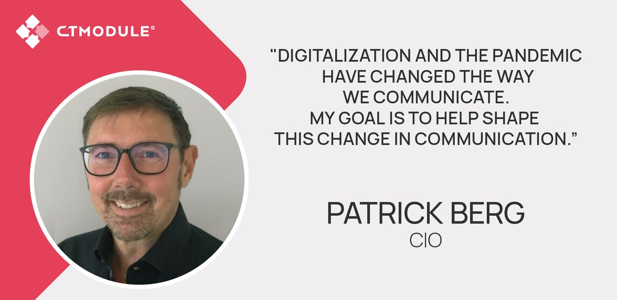 CtModule's tweet photo. Our team is growing! Please join me in welcoming Patrick Berg.
Patrick brings a wealth of Telecommunication experience within the Service Provider and large System Integrator Business.
We know you will bring great insight into our projects, welcome to CTModule Patrick! https://t.co/IaiAJgg81t