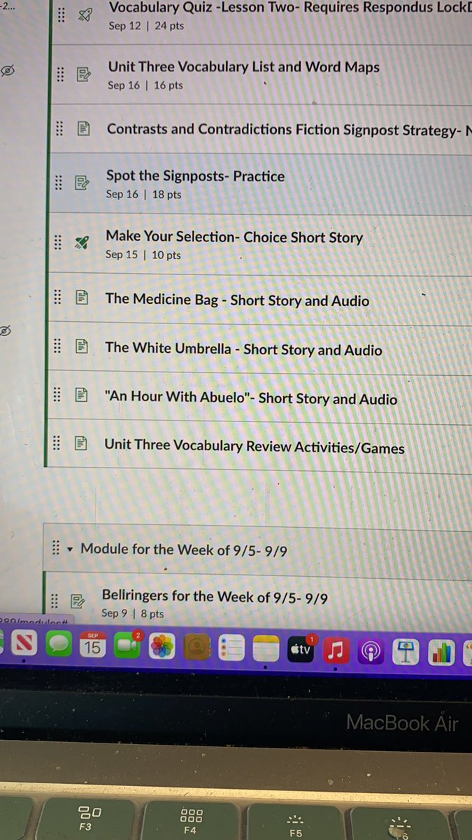 AmiBYMS's tweet photo. Trying out Mastery Paths on Canvas for student choice…#trysomethingnew #letsseehowthisgoes https://t.co/QUkoPVG4N2