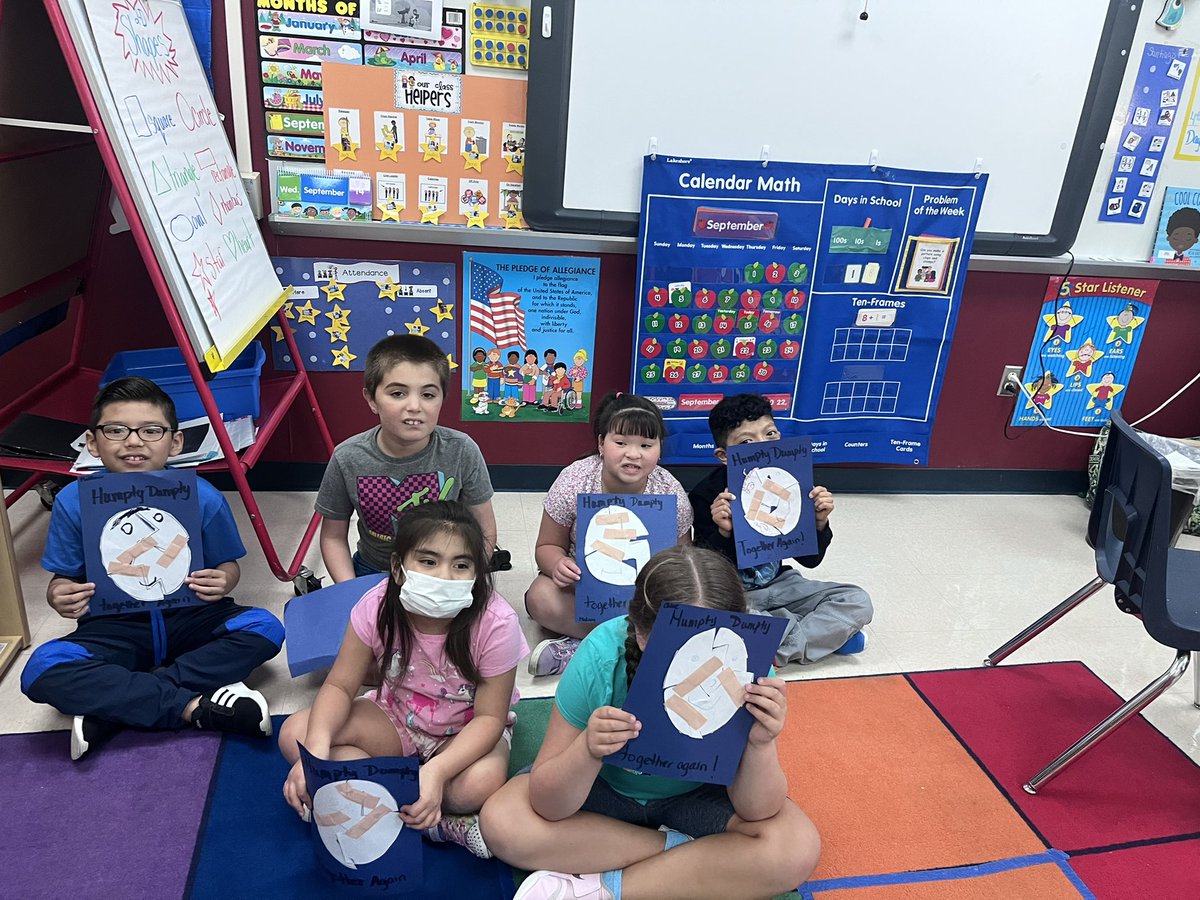 Lillianrose28's tweet photo. Humpty Dumpty Together Again!! The students worked so hard to put their Humoty dumptys back together after reading our story today! #alelovesreading #humptydumptytogetheragain @NISDMurnin @NISDSpecialEd https://t.co/iGwDRXmAFq
