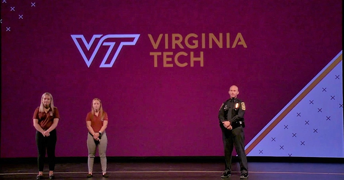 VaTechPolice's tweet photo. Step 1️⃣: Watch the VT Safety &amp; Security video 👉 https://t.co/7LluXuJ8t6
Step 2️⃣: Submit your questions
Step 3️⃣: Tune in at 7pm on 9/21 for the live Q&amp;A about Campus Safety and Security with Chief Babb and Mike Mulhare, assistant vice president for emergency management https://t.co/bn3mshsIya